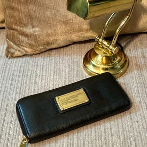 マーク バイ マーク ジェイコブ ブラック レザー ロングウォレット