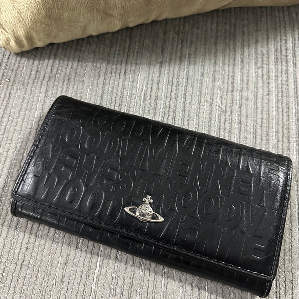 Vivienne Westwood Long Wallet Genuine Leather from Italy