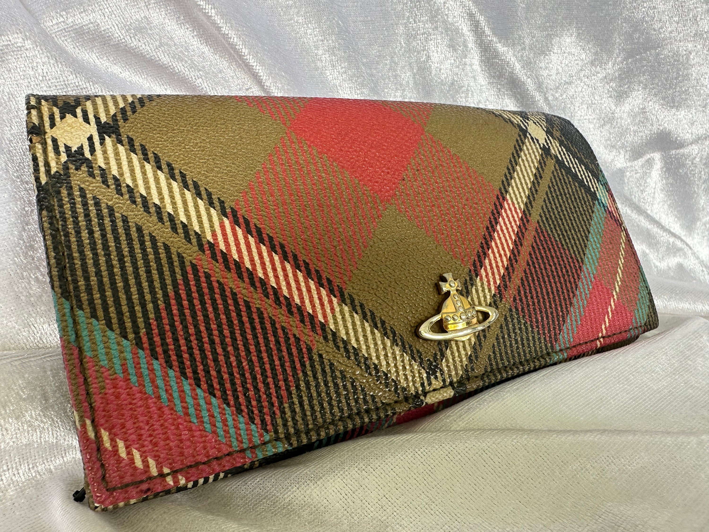 Vintage Multicolour Vivienne Westwood London Long Wallet Vintage Multicolour Vivienne Westwood London Long Wallet