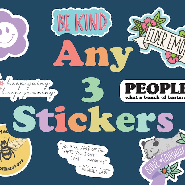 Top Selling Stickers Etsy