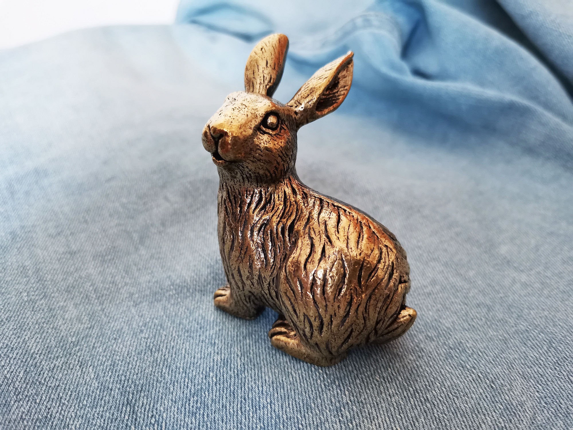 Brass Rabbit,brass Rabbit Statue,retro Brass Rabbit,antique Collection ...