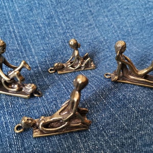 Sex Position Figure Pendant,Brass Sex Keychain,Keychain Pendant,Bag Accessories,Personalized Gift,Custom Keychain,AF4