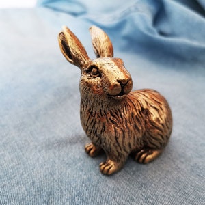 Brass Rabbit,brass Rabbit Statue,retro Brass Rabbit,antique Collection ...