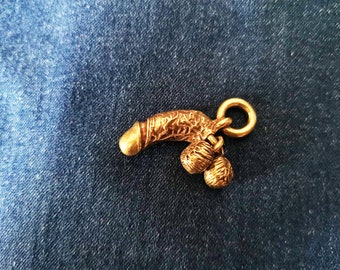Brass Penis Pendant,Penis Keychain Pendant,Brass Penis Charms,Personalized keychain,Brass Penis Finding,Necklace Pendant,Cock & Balls,AE-5