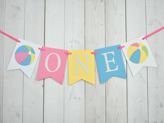 Sloth ONE Age High Chair Birthday Party Banner Sign Pink Green Gold Woodland
