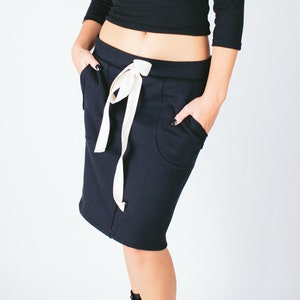 Knee length joggers women's store