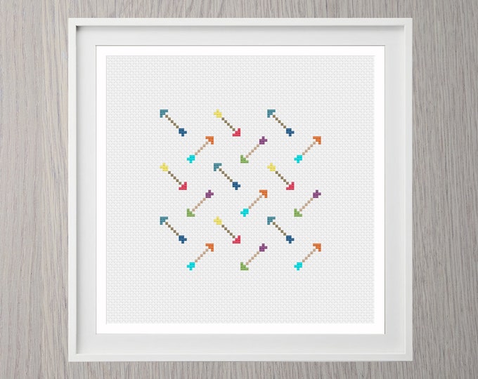 Mini Arrows Cross Stitch Pattern | Digital Download
