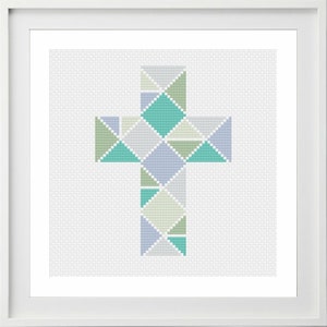 Geometriskt kors påsk korsstygnsmönster | Kristet korsstygn bild 2