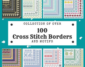 Cross Stitch Borders Pattern Collection | Instant Download