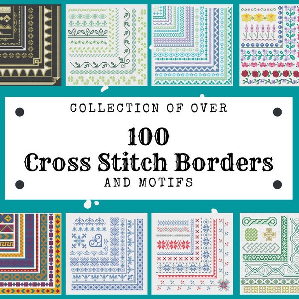 Cross Stitch Borders Pattern Collection | Instant Download