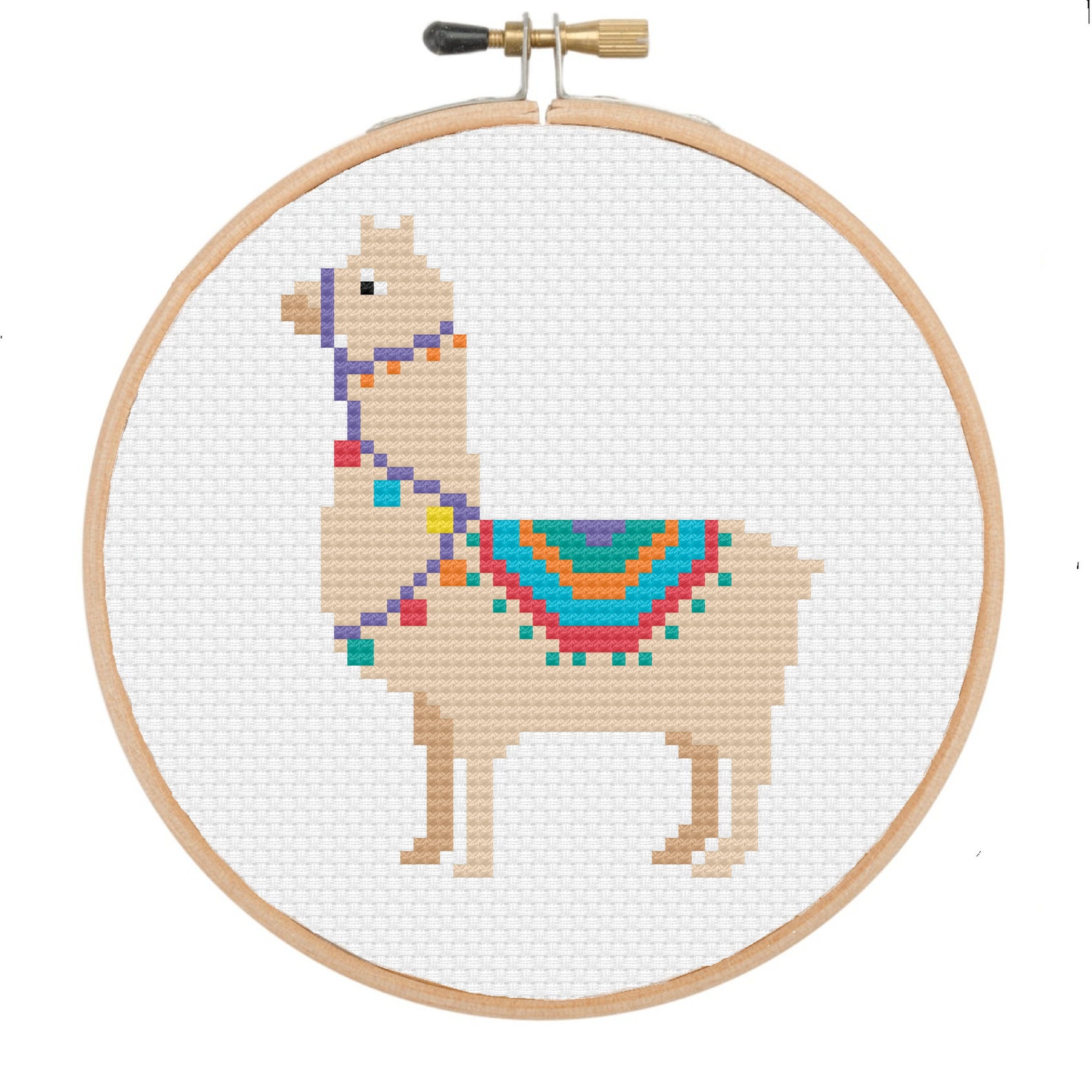 Llama Cross Stitch Pattern Instant Download Cute Kids - Etsy