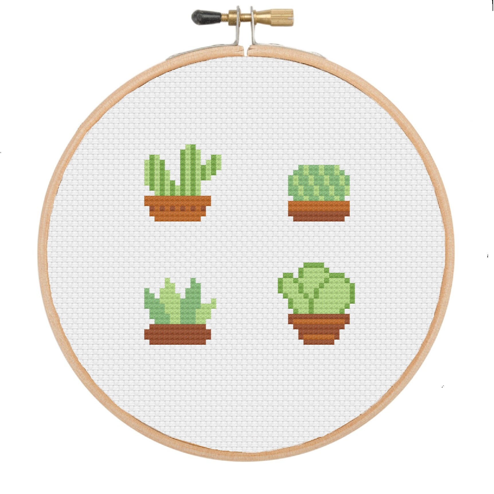 Succulents in Pots Cross Stitch Pattern, Instant Download, Modern, Simple, Pretty, plant, cactus, cacti, small, mini, beginner succulents-in-pots-cross-stitch-pattern-instant-download-modern-simple-pretty-plant-cactus-cacti-small-mini-beginner