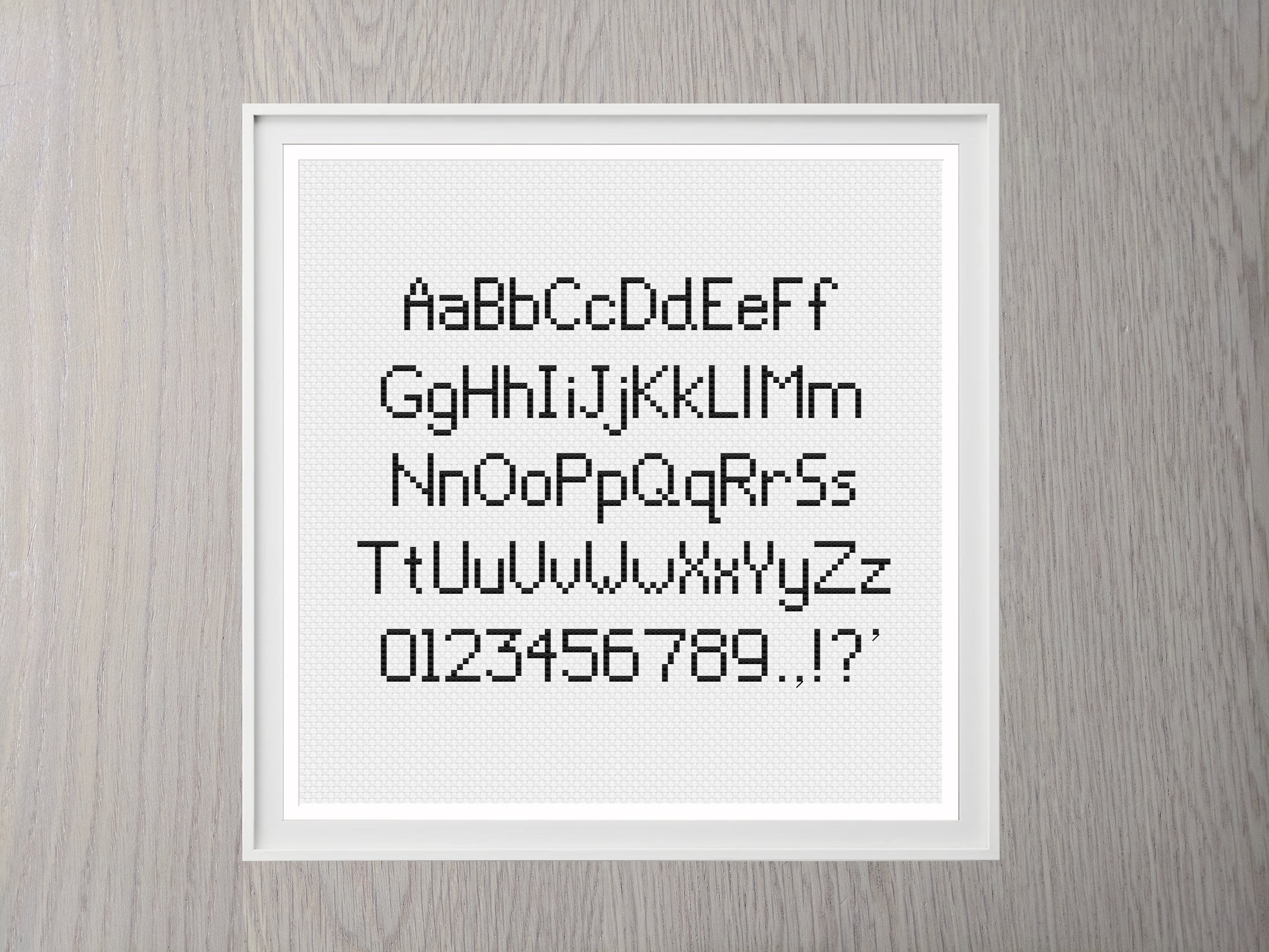 Cross stitch letters small online