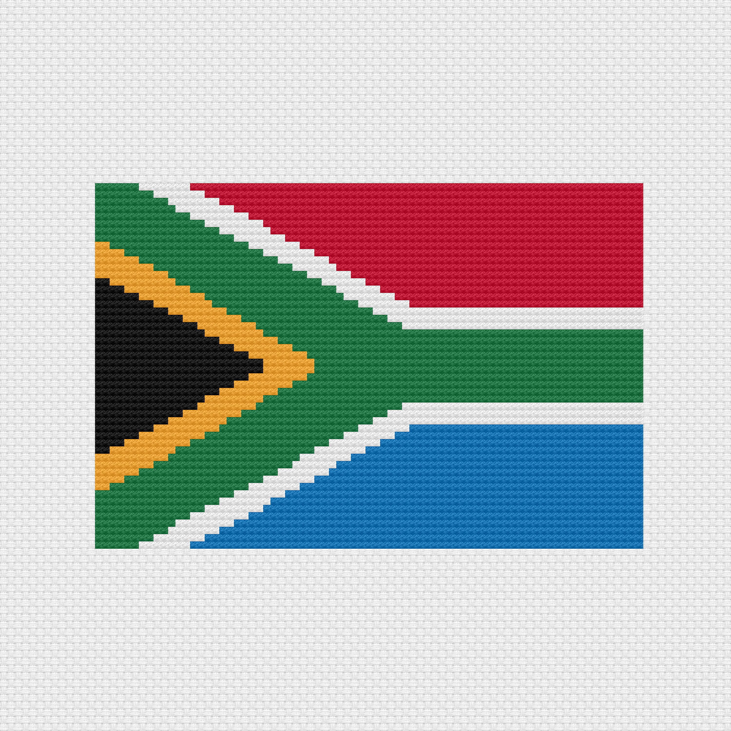 south african flag patterns