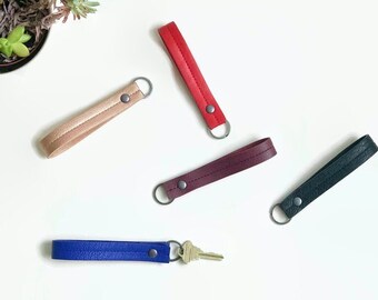 key fob wristlet, keychain bracelet, stocking stuffer for her - the BRYANT (5 COLORS)