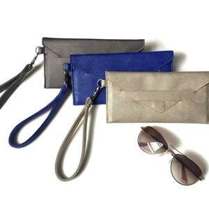 gift set for women, gift for best friend cash envelope wallet coin purse card holder 3 colors image 3