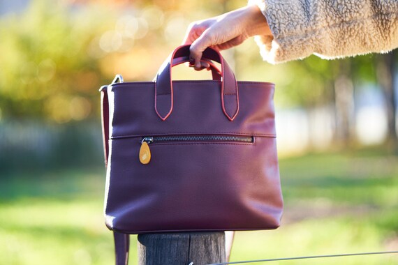 Vegan Crossbody Bag Small Messenger Bag Women Crossbody Purse the ATLANTIC Satchel 3 Colors Etsy Ireland