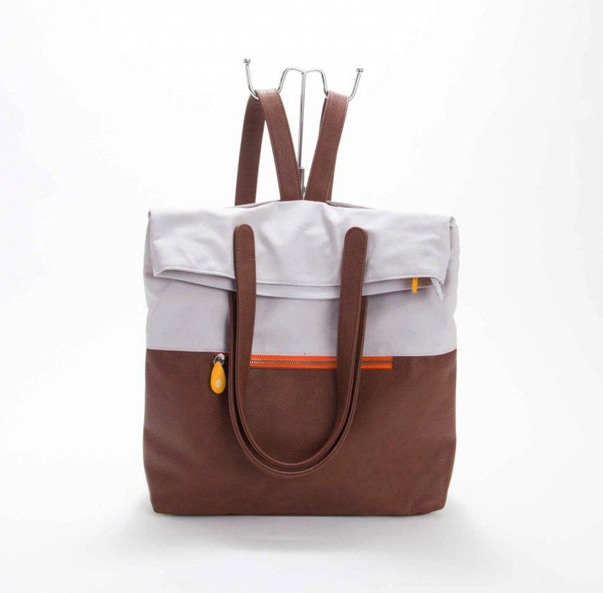 Convertible Backpack Tote Vegan Leather 12x14x4.5 Daypack Amazon.com: ECOSUSI Tote Bag Convertible Backpack Purse for  main image 4