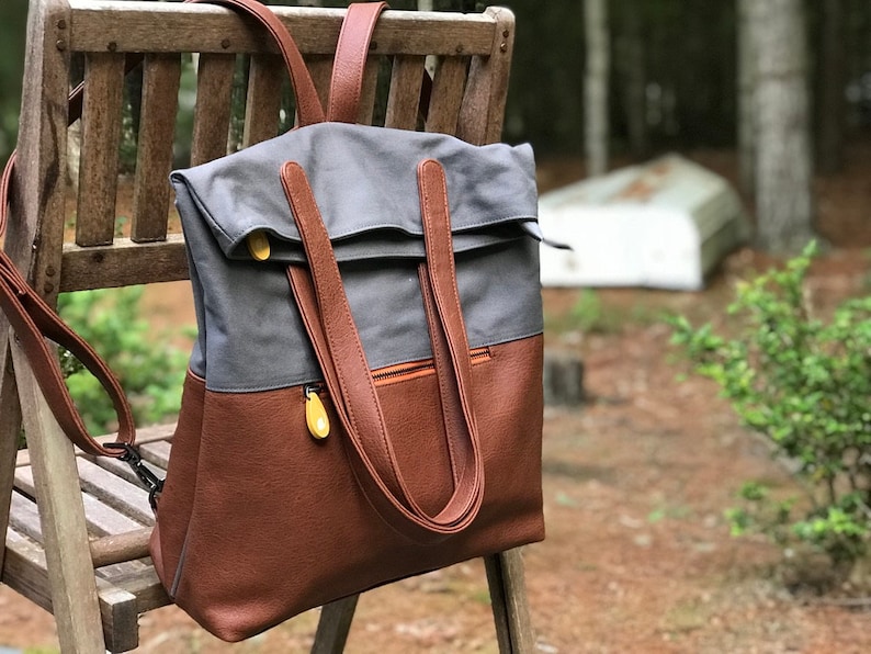 vegan backpack purse