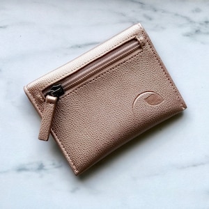 Cartera pequeña con cremallera, tarjetero, cartera de mujer - BALTIC (2 colores)