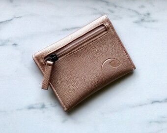 Cartera pequeña con cremallera, tarjetero, cartera de mujer - BALTIC (2 colores)