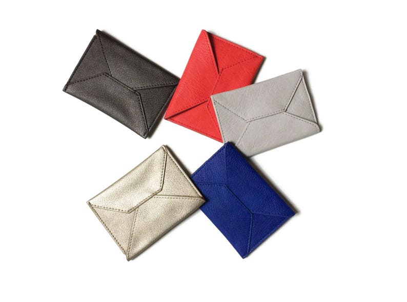 gift set for women, gift for best friend cash envelope wallet coin purse card holder 3 colors image 5
