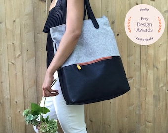 Mochila, bolso de fin de semana, regalo de aniversario para novia: la mochila de lona GREENPOINT
