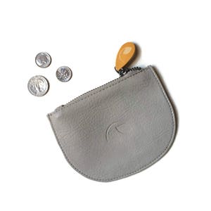 pequeña bolsa con cremallera, regalo para mejor amigo, monedero, regalo vegano - el CONEY (5 colores)