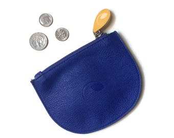 small wallet with zipper, women's coin purse, vegan wallet - the CONEY (5 colors)