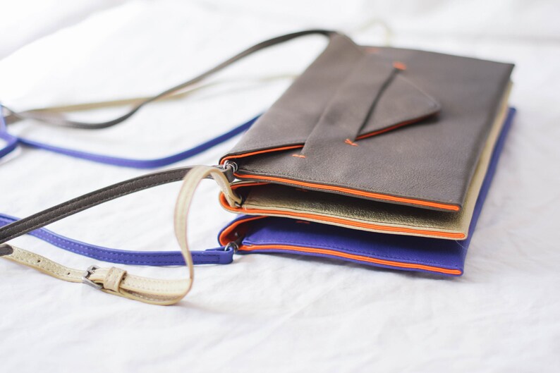 Cartera bandolera, cartera para pasaporte, cartera de mano - LAFAYETTE (en 3 colores) imagen 5