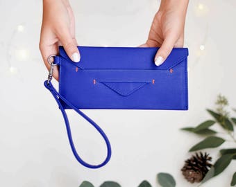 BESTSELLER! women's wallet, cash envelope wallet, wristlet wallet, birthday gift - the DELANCEY (in 3 colors)