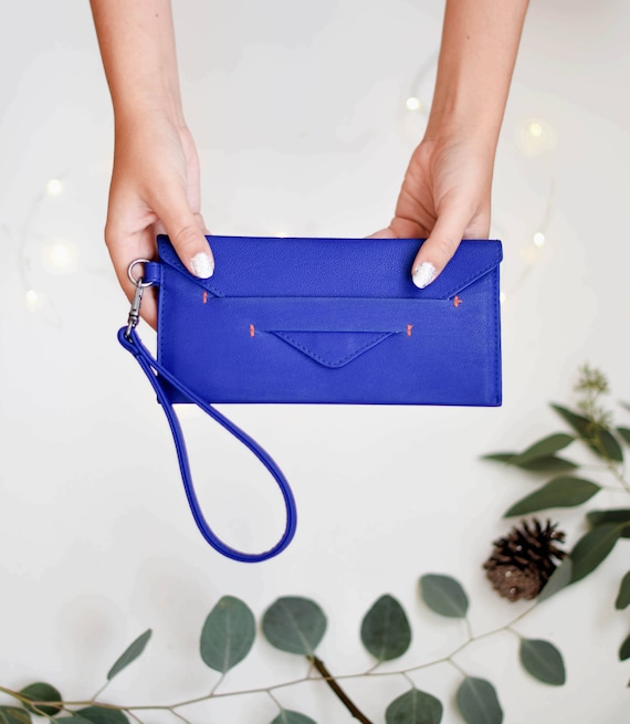 SAMPLE SALE 50 Off Women s Wallet Cash Envelope Wallet Wristlet Wallet Birthday Gift the DELANCEY in 3 Colors Etsy