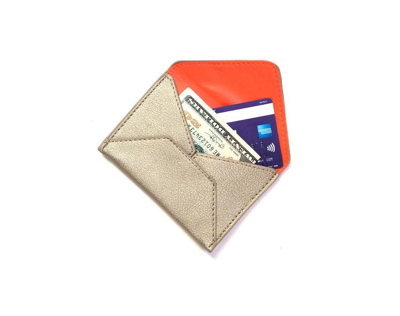 minimalist wallet, boyfriend wallet, business card holder, vegan wallet the SMITH 5 colors image 6