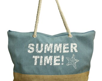 Sac de plage en toile Sommer Strand Strandtasche