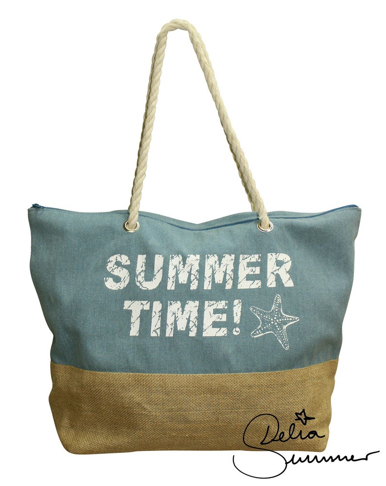 Strandtasche Sommer Strand Canvas Beach bag 画像 1