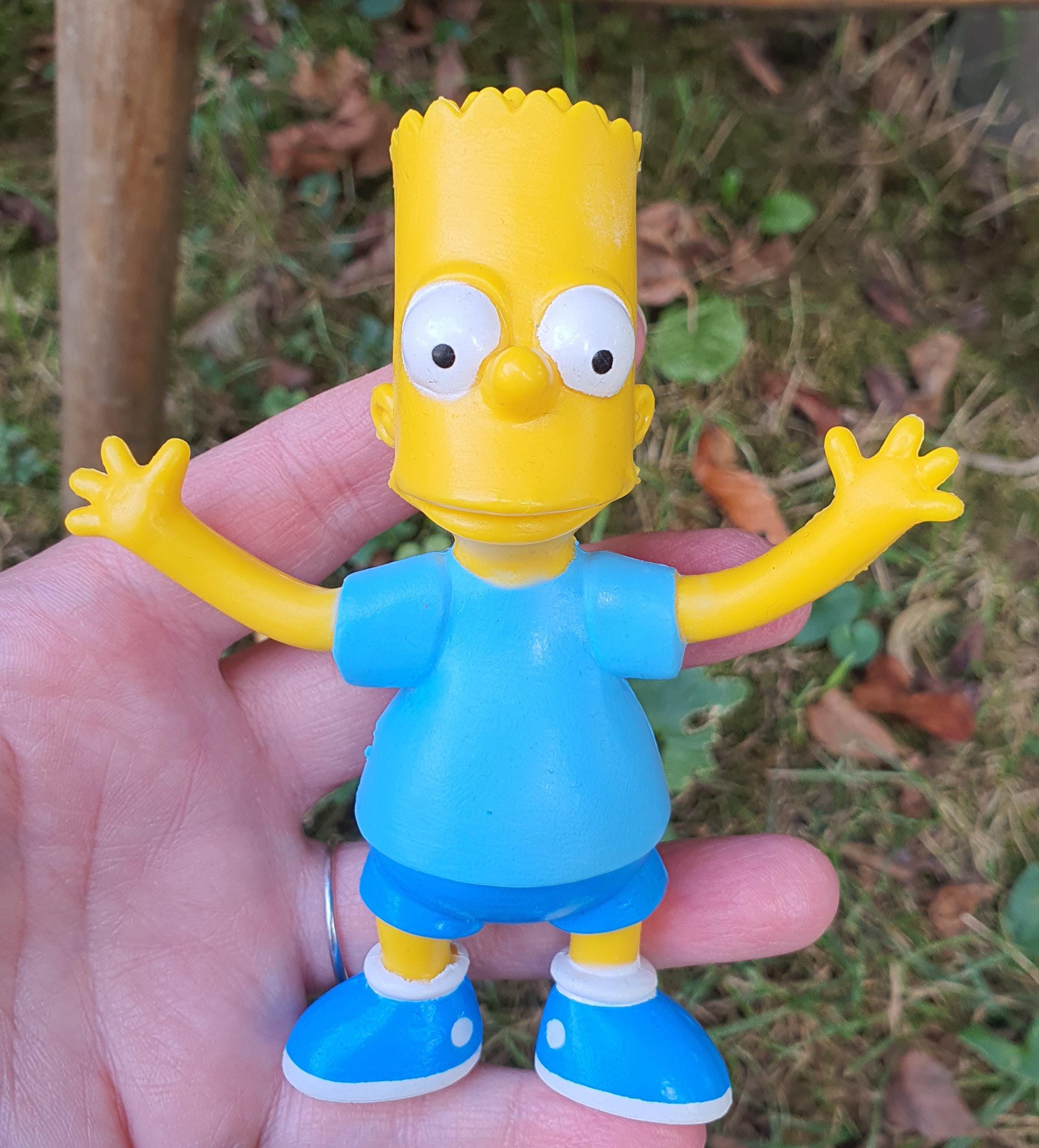 Vintage Jesco the Simpsons 1990 Bendable Figures-bart Simpson