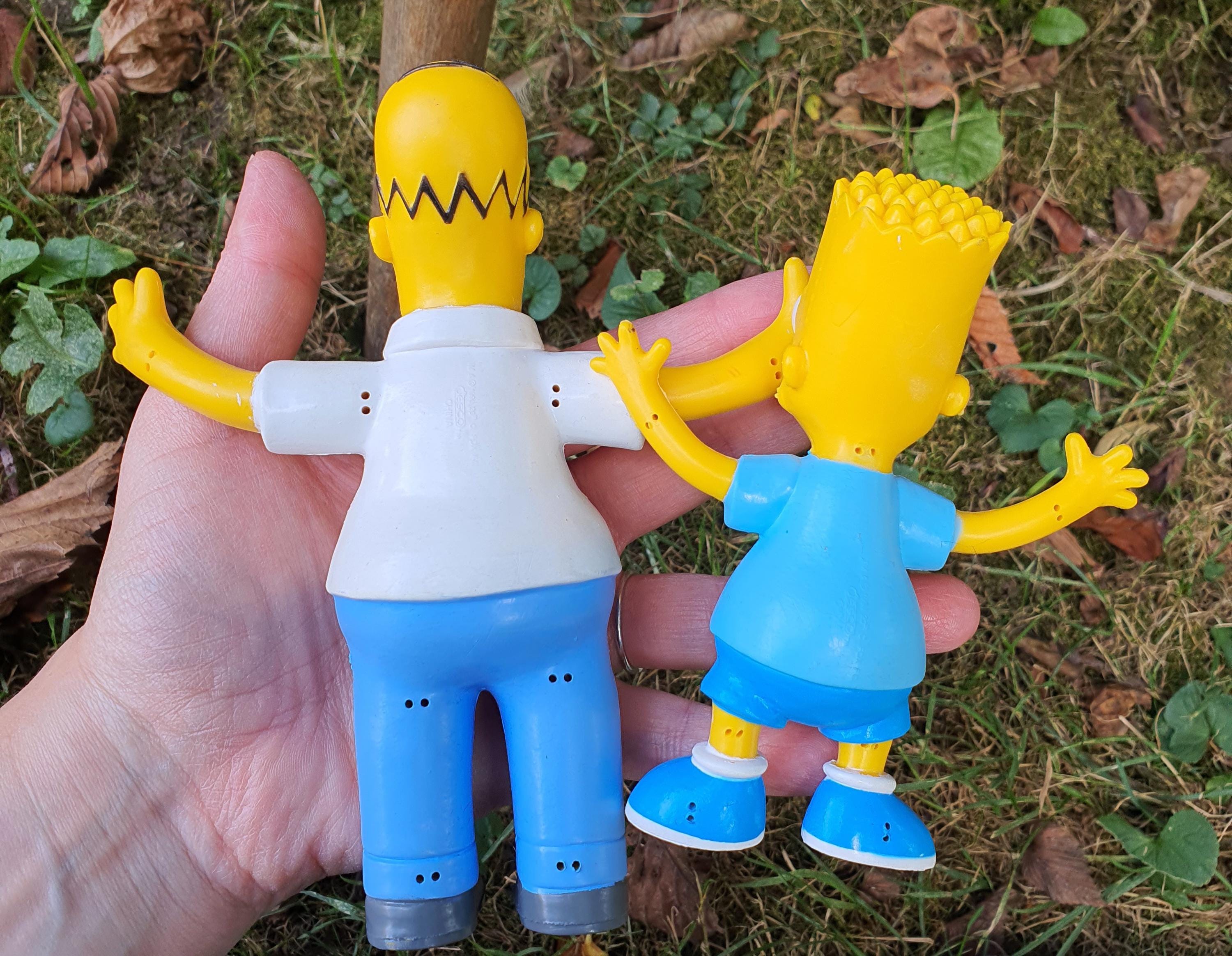 Vintage Jesco the Simpsons 1990 Bendable Figures-bart Simpson