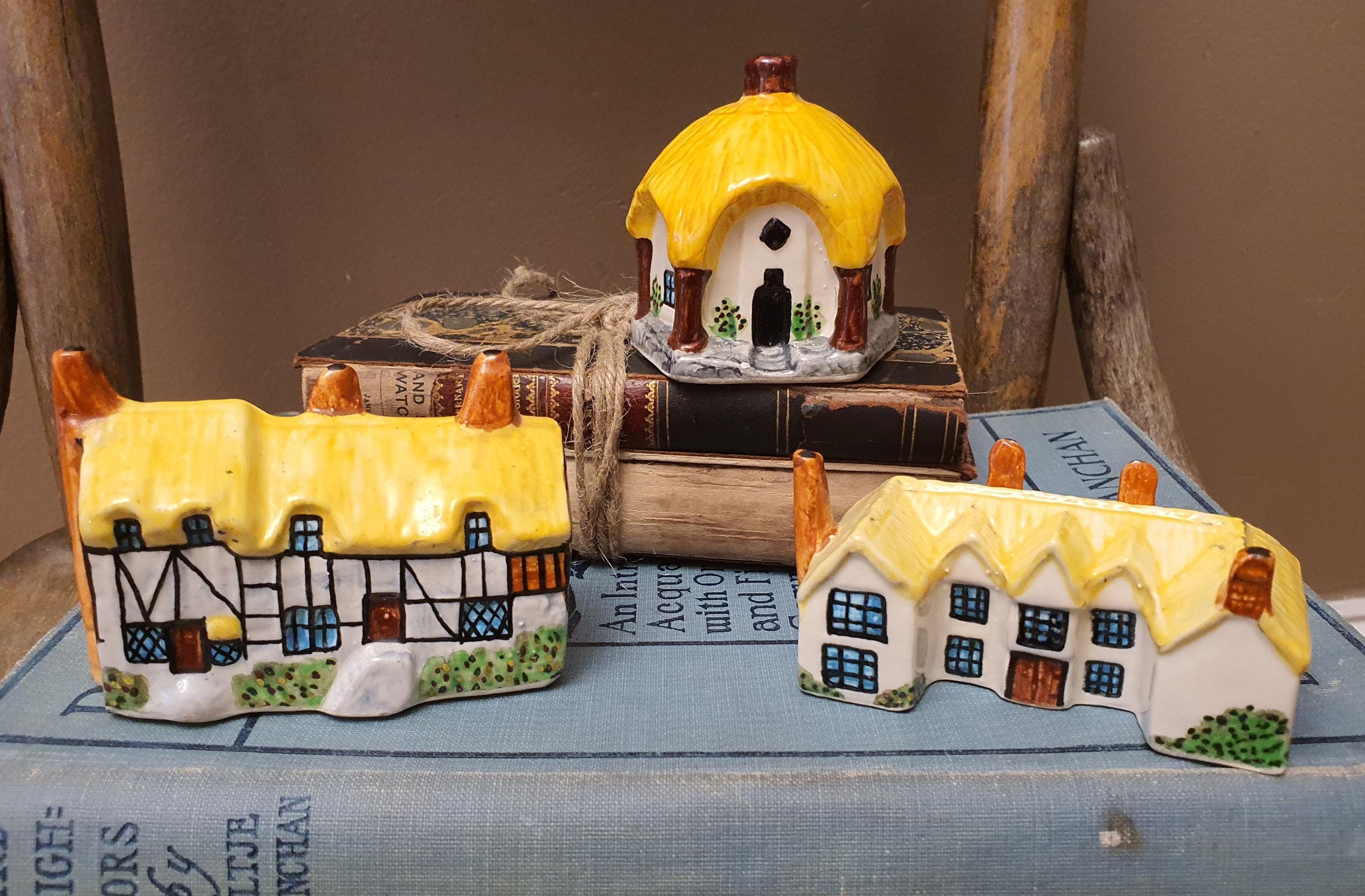 Ceramic English Cottage House - Etsy