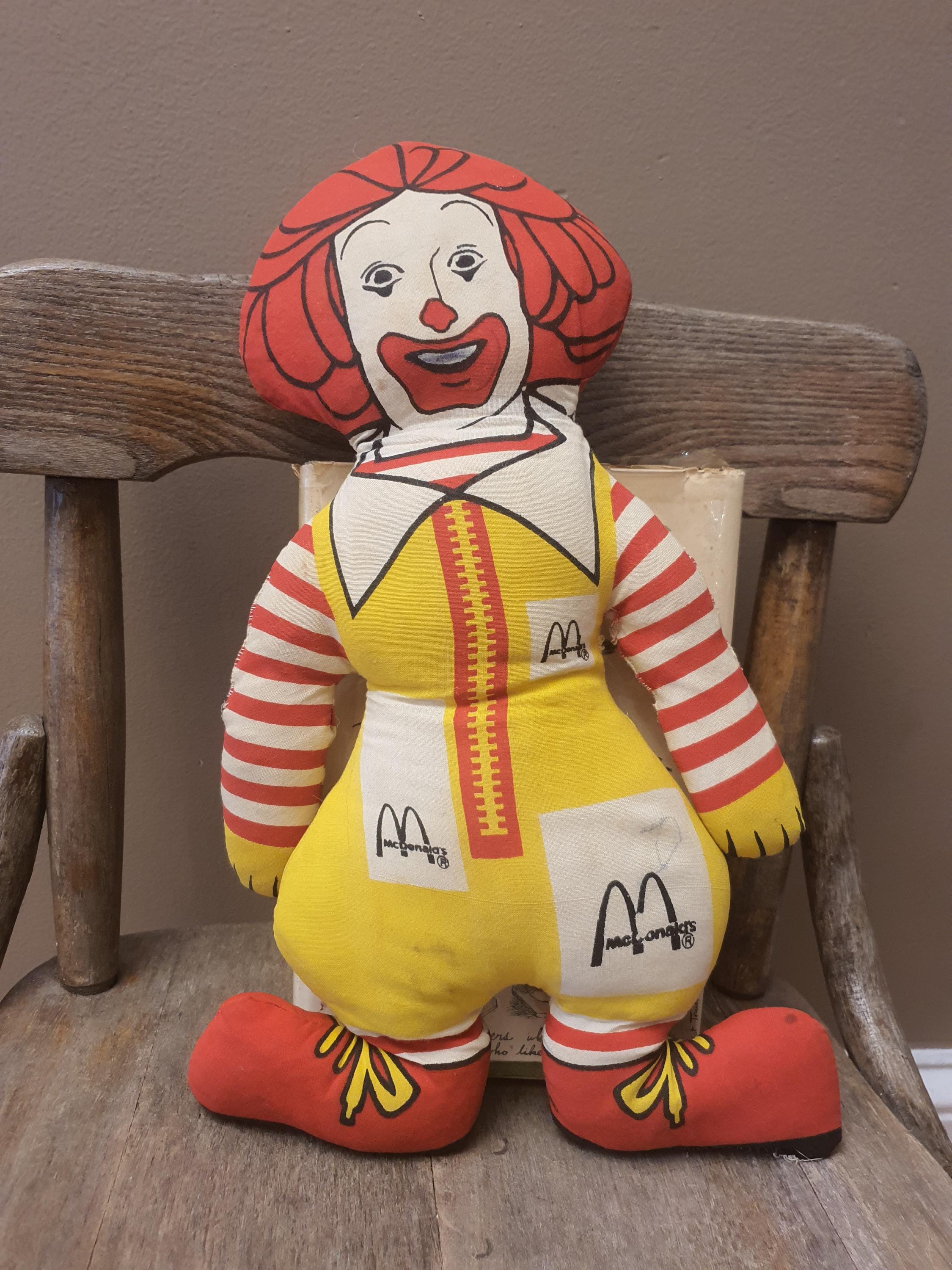 1980s Ronald Mcdonald Doll - Etsy