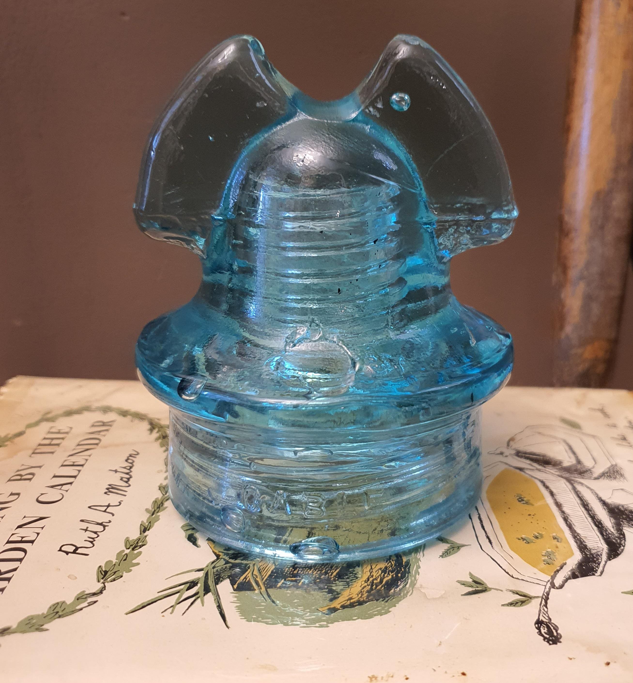 Insulator Glass Blue - Etsy