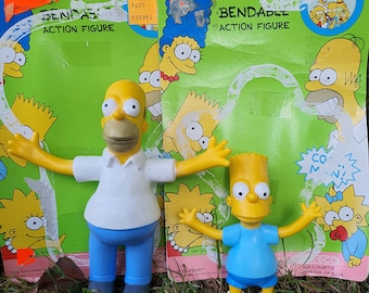 The Simpsons Bendable Figures 90年代 The Simpsons Bendy Figures, CHOOSE YOUR OWN, 90'S & 2003 Krusty