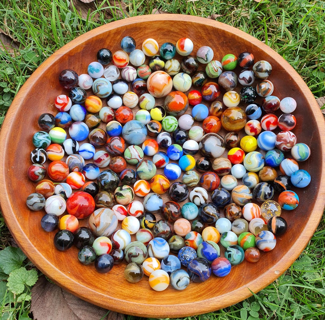 Vintage Marbles-jabo Das-alley Akro-peltier-marble King-vitro Marble ...