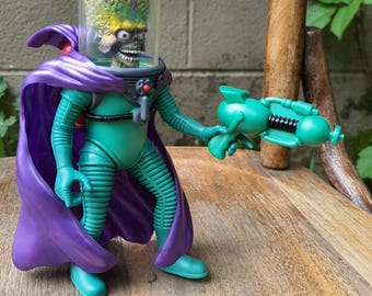 Vintage 1996 MARS ATTACKS Action Figure-martian Leader Action