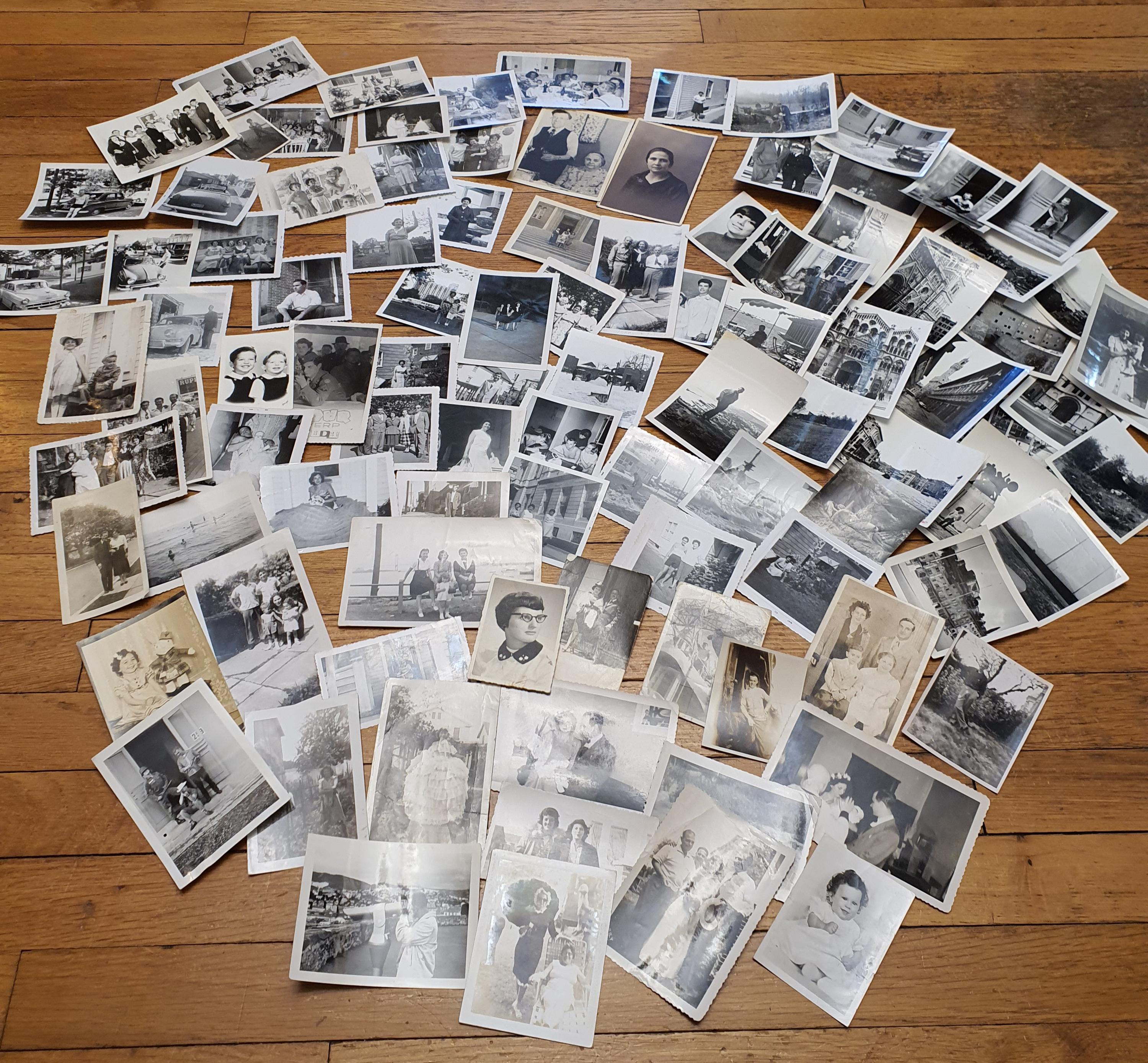 残り1セットのみ　子供のみ 古い写真 約100枚 ヴィンテージ アンティーク Antique C1930 Japanese Photo Album Vtg 55pc Family Kimono