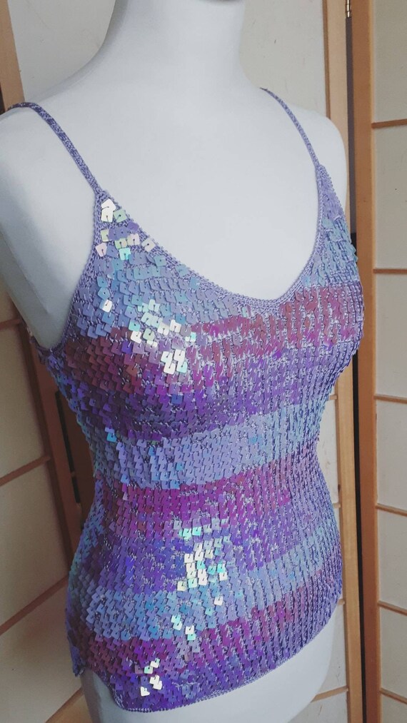 Sequin Crochet Camisole