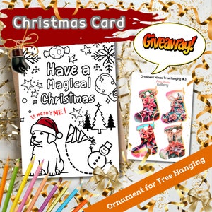 Tarjeta de Navidad para perros divertida, regalo para amantes de los perros, estampados de Papá Noel, tarjeta festiva, regalo deportivo, tarjeta de boxeo, regalo de Muay Thai