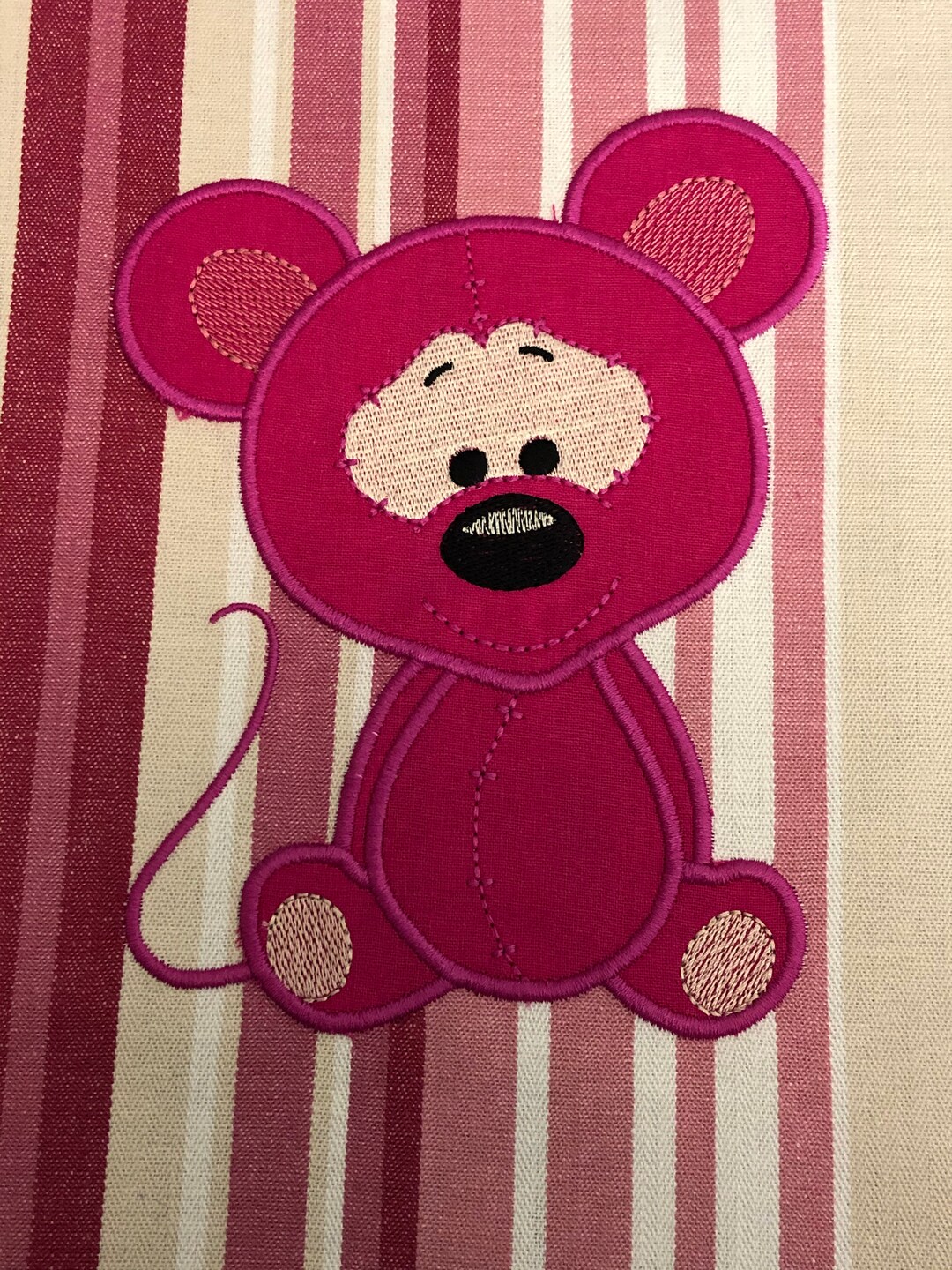 Sew Cute Applique Mouse Machine Embroidery Applique Design. Etsy