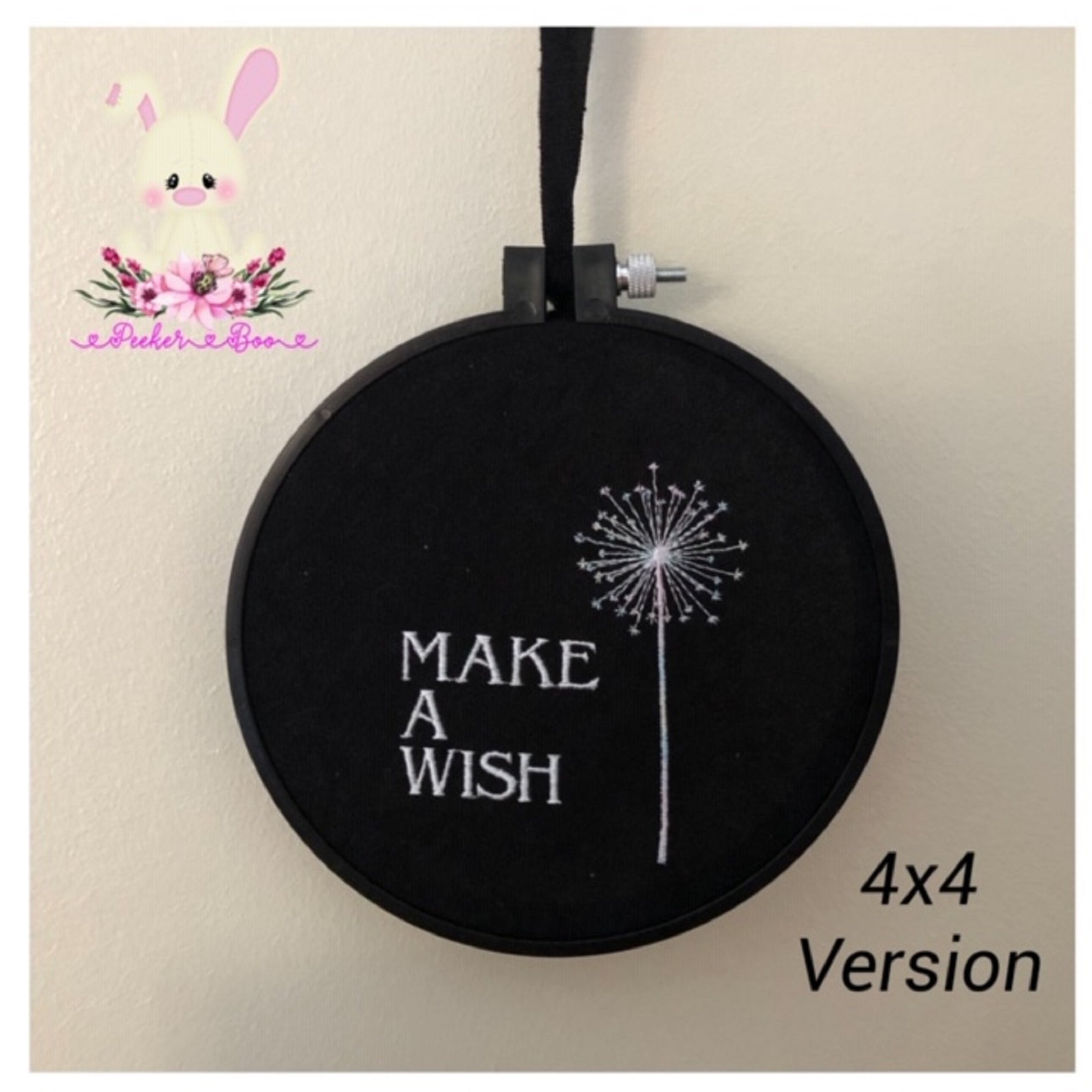 Dandelion Wish Embroidery Design in Three Hoop Sizes. 5x7 Etsy