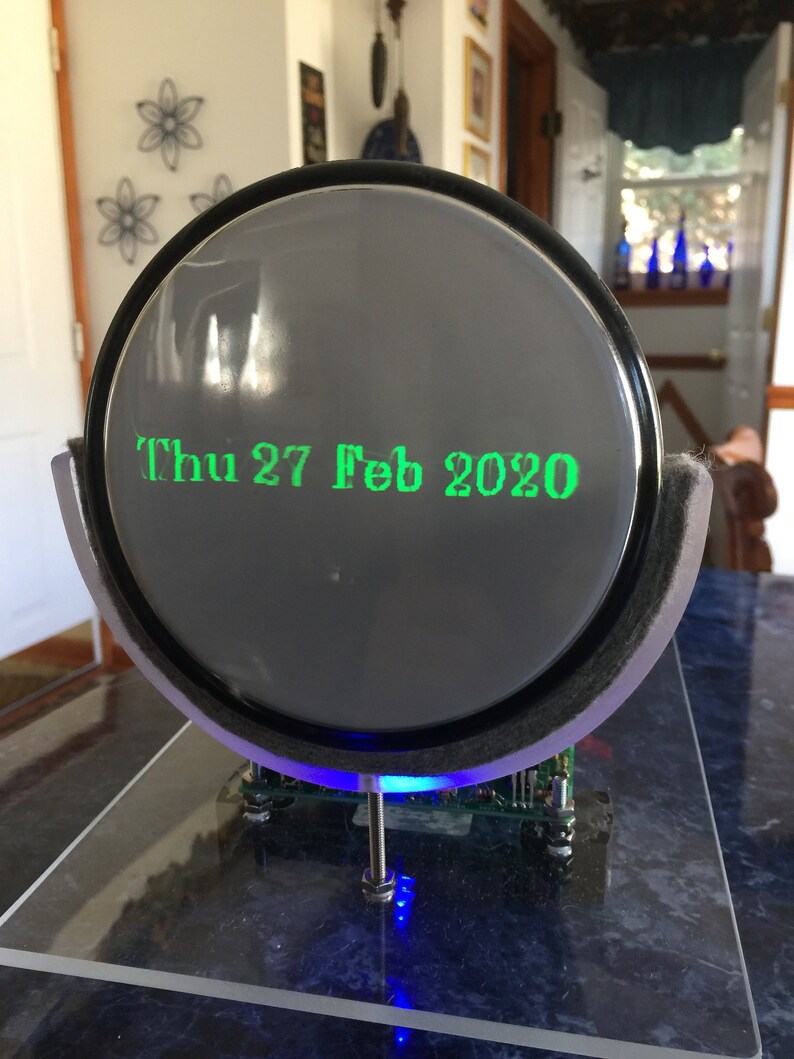 Oscilloscope Clock or Scope Clock Made With 5UP1 Cathode Ray Etsy