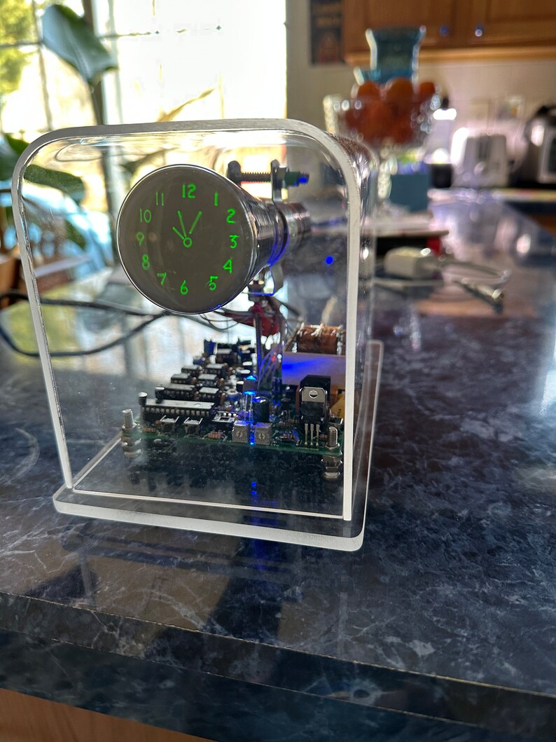 Mini Oscilloscope Clock 2 Round CRT cathode Ray Tube Etsy
